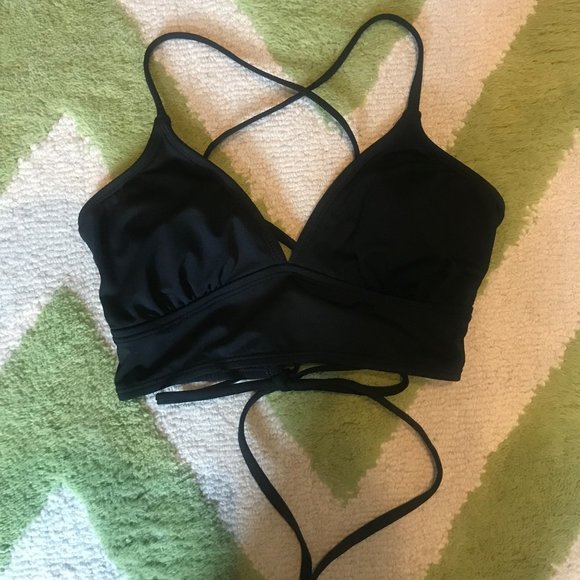 Athleta Other - Black Athleta Bikini Top in XXS